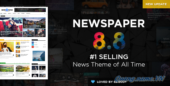 Newspaper v8.8.1 – The Best News Magazine WordPress Theme