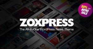 ZoxPress v1.04.0 – All-In-One WordPress News Theme