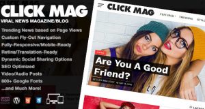 Click Mag v3.1.0 – Viral News Magazine/Blog Theme