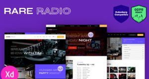 Rare Radio v1.0 – Online Music Radio Station & Podcast WP Theme
